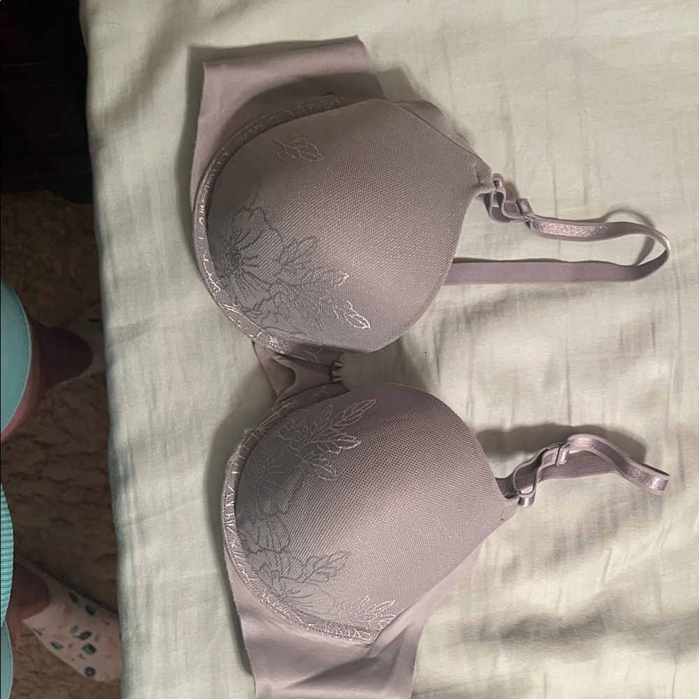 Warner's Lace Detail Bra - Tan